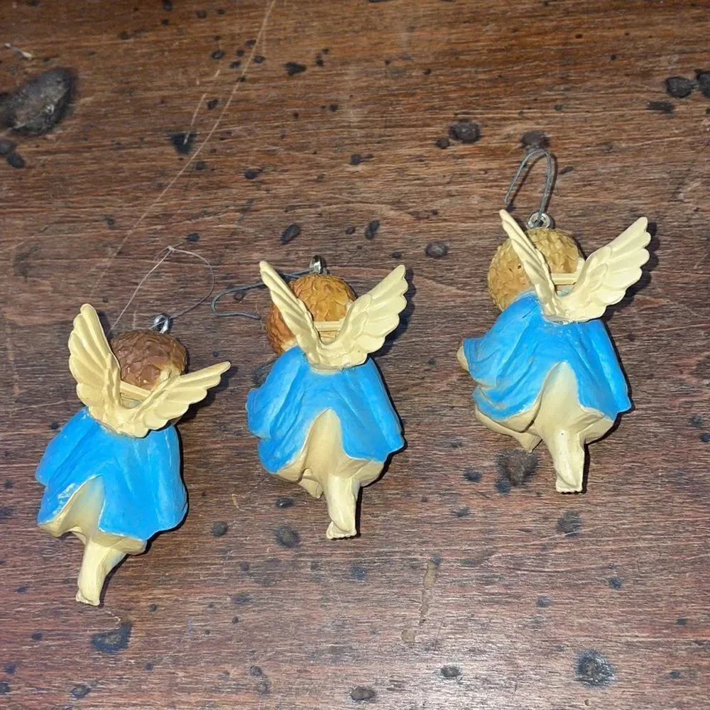 ‎8 plastic resin angel Christmas tree ornaments